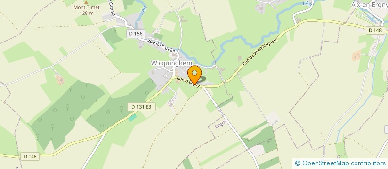 localisation de l'entreprise MADAME LAURINE DARQUES  WICQUINGHEM