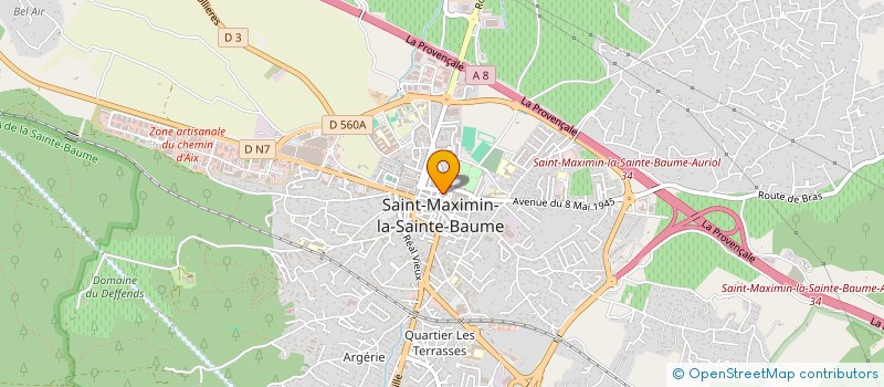 localisation de l'entreprise MADAME LAURINE DE RAEDT à AIX EN PROVENCE