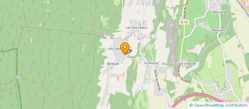 localisation de l'entreprise MADAME LAURINE DEBOULOGNE  LA MOTTE-SERVOLEX