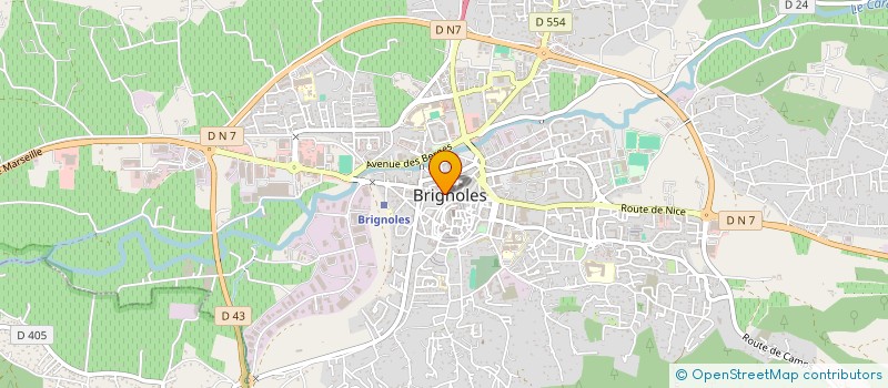 localisation de l'entreprise MADAME LAURINE DEGALET  BRIGNOLES