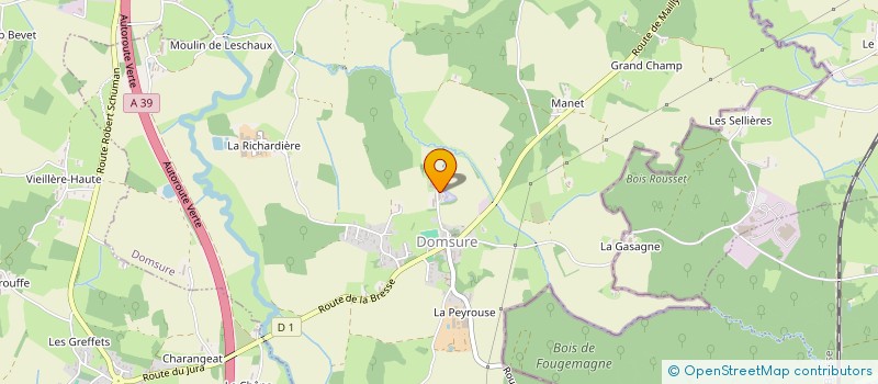 localisation de l'entreprise MADAME LAURINE DELATTRE à DOMSURE