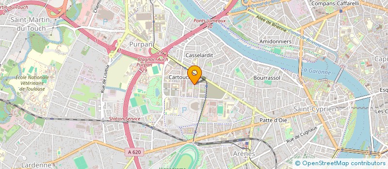 localisation de l'entreprise MADAME LAURINE DERUYTERE à TOULOUSE