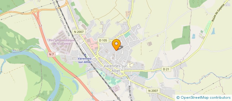 localisation de l'entreprise MADAME LAURINE DI GUISTO à VARENNES-SUR-ALLIER