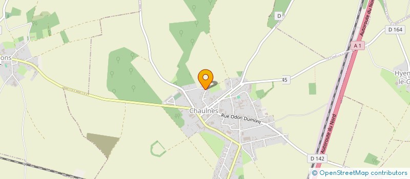 localisation de l'entreprise MADAME LAURINE DOSSU à CHAULNES