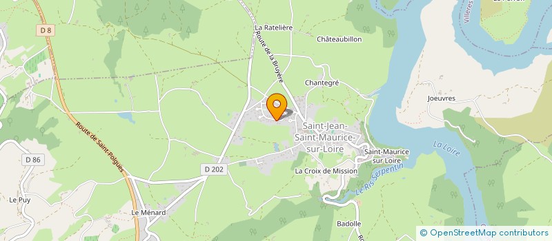 localisation de l'entreprise MADAME LAURINE DUIVON  SAINT-JEAN-SAINT-MAURICE-SUR-LOIRE
