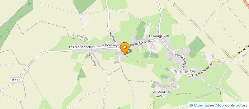 localisation de l'entreprise MADAME LAURINE DULIEU  BUIRE-LE-SEC