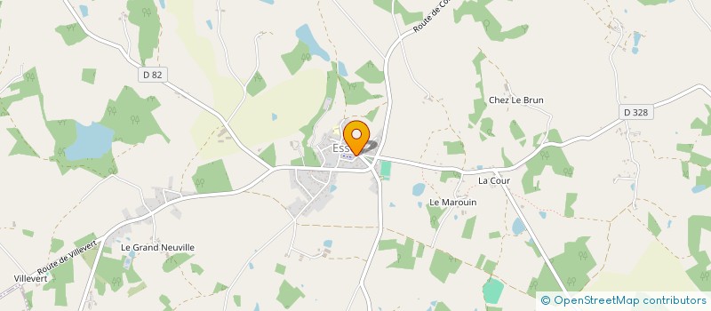 localisation de l'entreprise MADAME LAURINE DUMASDELAGE  ESSE