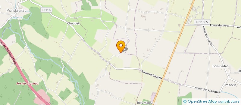 localisation de l'entreprise MADAME LAURINE FARGEOT  PONDAURAT
