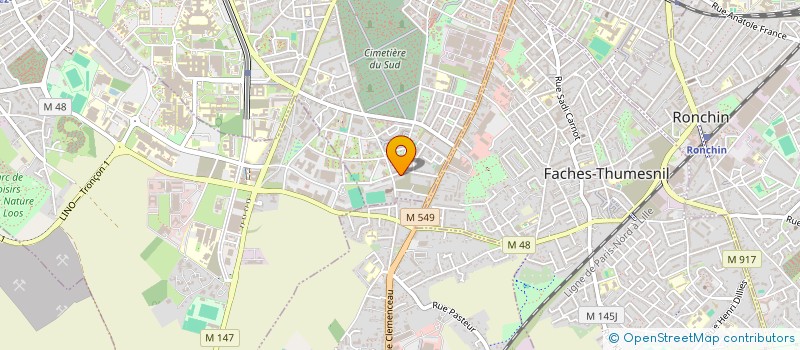 localisation de l'entreprise MADAME LAURINE FAVIER à LILLE