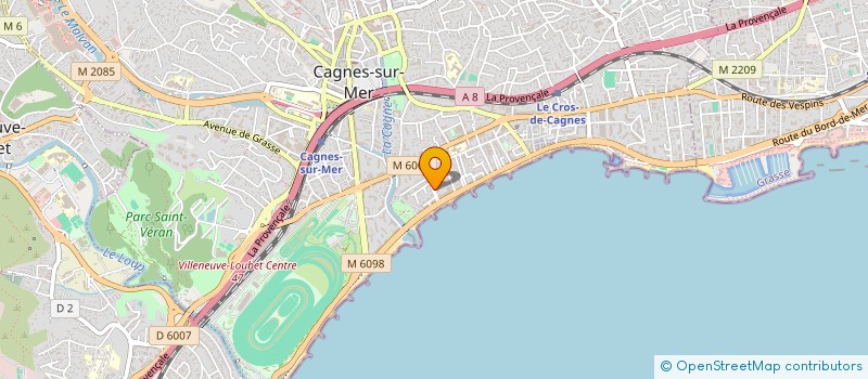 localisation de l'entreprise MADAME LAURINE FILLY à CAGNES-SUR-MER