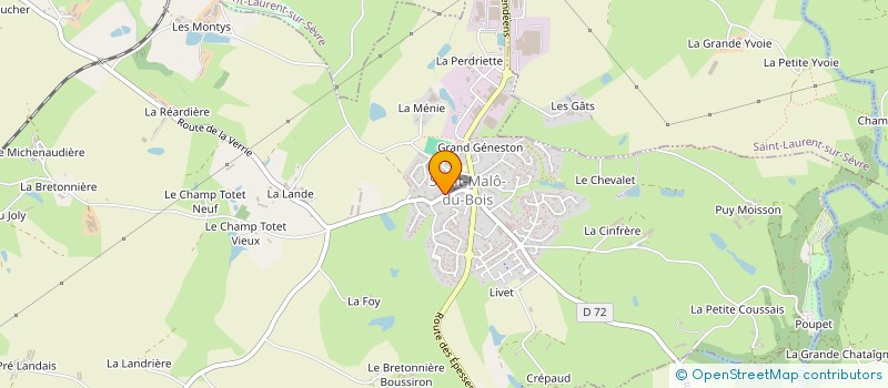 localisation de l'entreprise MADAME LAURINE FONTENEAU  SAINT-MALO-DU-BOIS