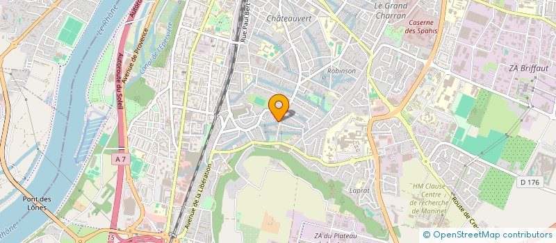 localisation de l'entreprise MADAME LAURINE FORTIER  VALENCE