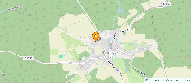 localisation de l'entreprise MADAME LAURINE GARCIA à BARISIS-AUX-BOIS