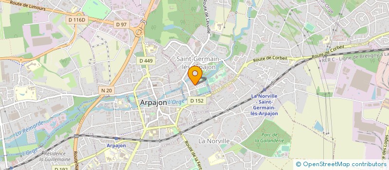 localisation de l'entreprise MADAME LAURINE GASPARELLA à SAINT-GERMAIN-LES-ARPAJON