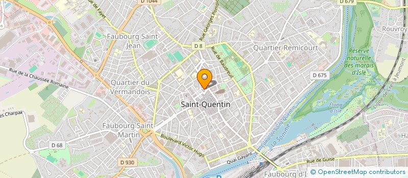 localisation de l'entreprise MADAME LAURINE GENAILLE à SAINT-QUENTIN