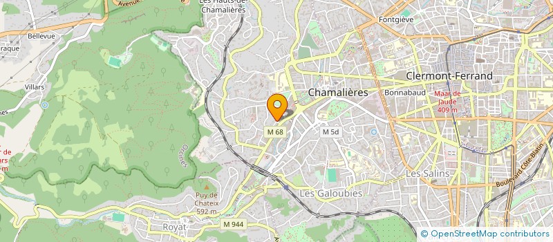 localisation de l'entreprise MADAME LAURINE GIRAUD à CHAMALIERES