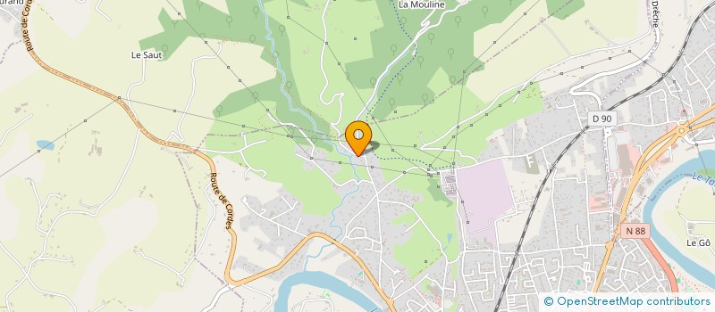 localisation de l'entreprise MADAME LAURINE GLAUME  ALBI