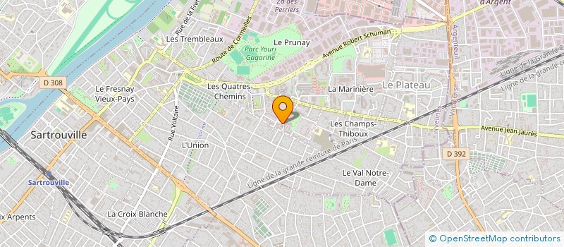 localisation de l'entreprise MADAME LAURINE GONNIN  SAINT-GERMAIN-EN-LAYE