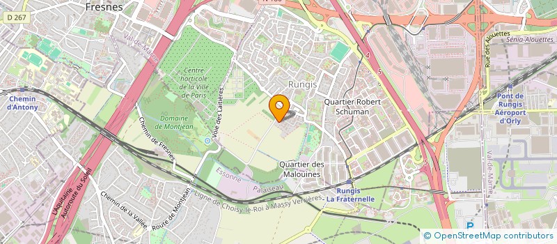 localisation de l'entreprise MADAME LAURINE GOUGEON  RUNGIS