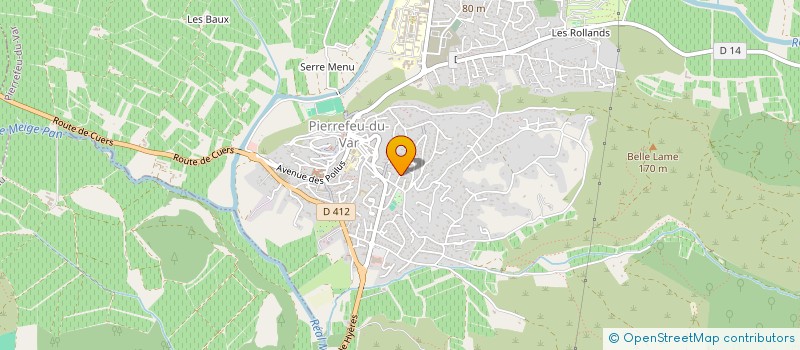 localisation de l'entreprise MADAME LAURINE GUILLERM  PIERREFEU-DU-VAR