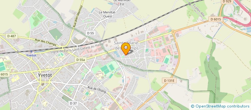 localisation de l'entreprise MADAME LAURINE GUILLOT  SAINTE-MARIE-DES-CHAMPS