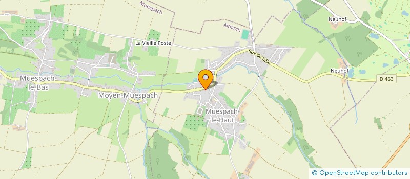 localisation de l'entreprise MADAME LAURINE HAJNAL  MUESPACH-LE-HAUT