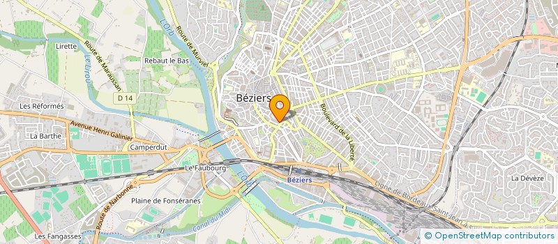 localisation de l'entreprise MADAME LAURINE HALIMI  BEZIERS