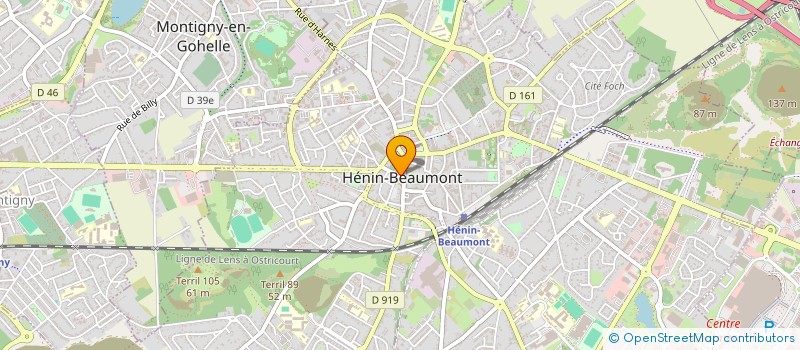 localisation de l'entreprise MADAME LAURINE HALLIER à HENIN-BEAUMONT