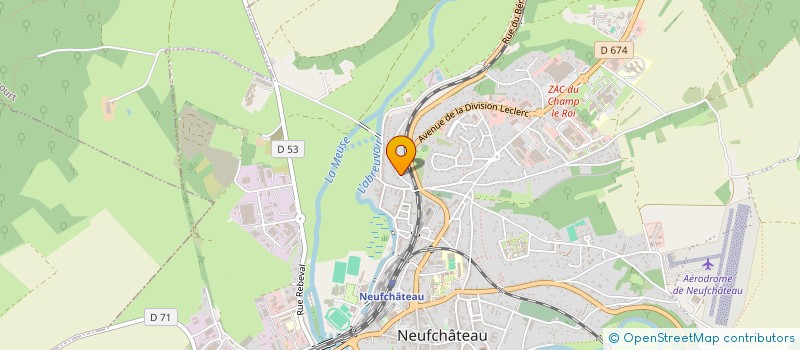 localisation de l'entreprise MADAME LAURINE HARTENFELS  NEUFCHATEAU