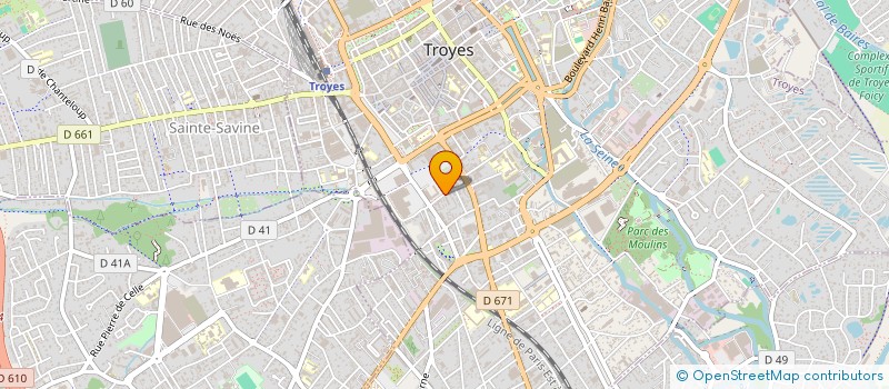 localisation de l'entreprise MADAME LAURINE HENRY  TROYES