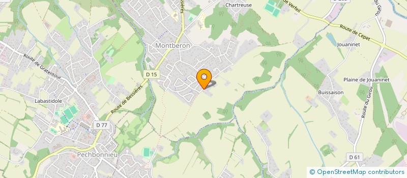 localisation de l'entreprise MADAME LAURINE HEYDON  MONTBERON