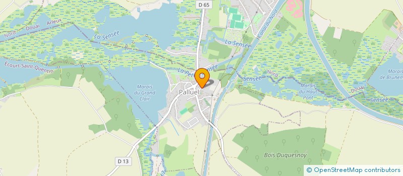 localisation de l'entreprise MADAME LAURINE HOUDART  PALLUEL