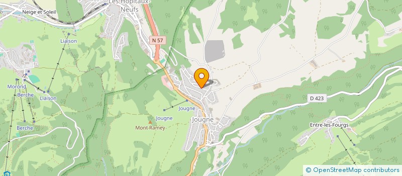 localisation de l'entreprise MADAME LAURINE HOUILLON  JOUGNE