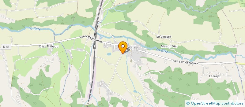 localisation de l'entreprise MADAME LAURINE IBANEZ-PASCUAL  MEYSSIEZ