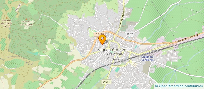 localisation de l'entreprise MADAME LAURINE JAFFUS  LEZIGNAN-CORBIERES