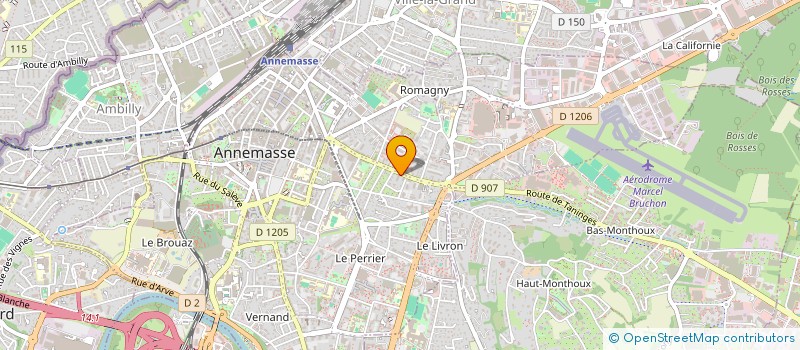 localisation de l'entreprise MADAME LAURINE JAMET  VETRAZ-MONTHOUX