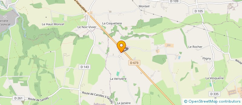 localisation de l'entreprise MADAME LAURINE JEAN  SARTILLY-BAIE-BOCAGE