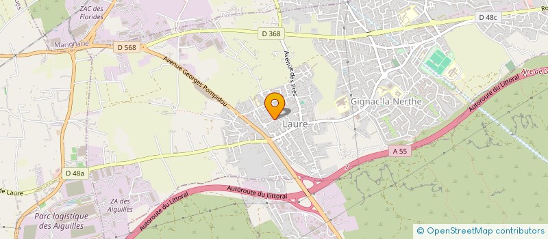 localisation de l'entreprise MADAME LAURINE JOUSSERAND à GIGNAC-LA-NERTHE