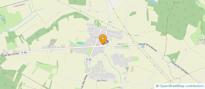 localisation de l'entreprise MADAME LAURINE JOUX  TRAMOYES