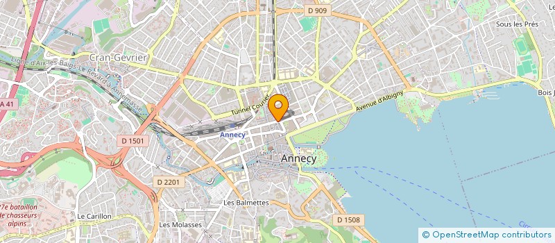 localisation de l'entreprise MADAME LAURINE JUNIQUE à ANNECY