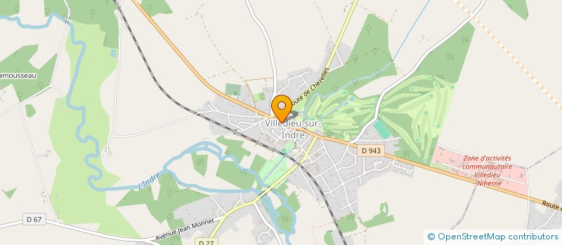 localisation de l'entreprise MADAME LAURINE KERESPARS à VILLEDIEU-SUR-INDRE