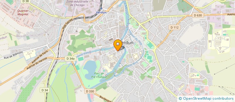 localisation de l'entreprise MADAME LAURINE KIEFFER à VERDUN