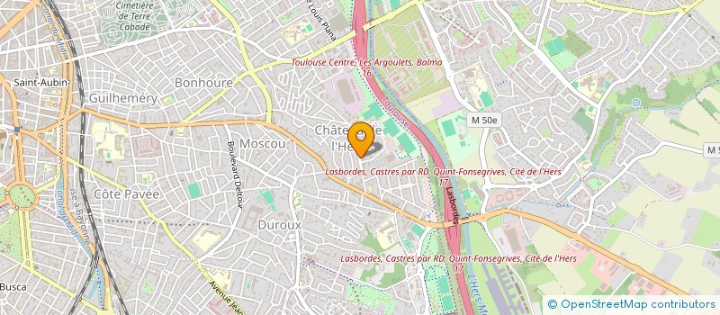 localisation de l'entreprise MADAME LAURINE LABONTE à TOULOUSE