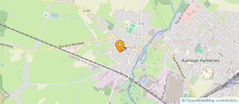 localisation de l'entreprise MADAME LAURINE LAMANT  BERLAIMONT