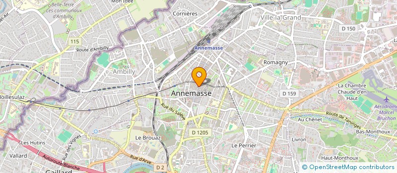 localisation de l'entreprise MADAME LAURINE LE COUVIOUR  ANNEMASSE