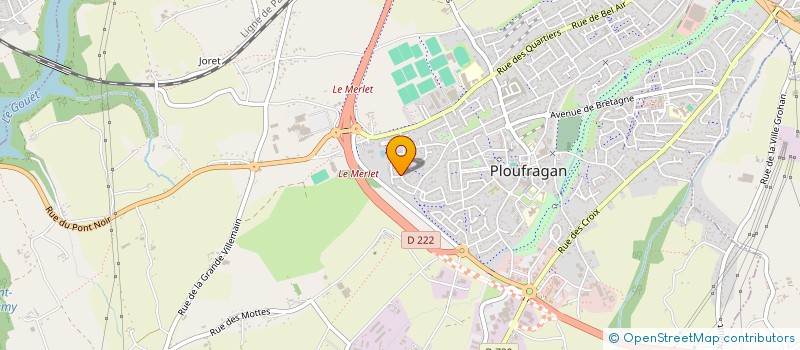 localisation de l'entreprise MADAME LAURINE LE PENVEN  PLOUFRAGAN