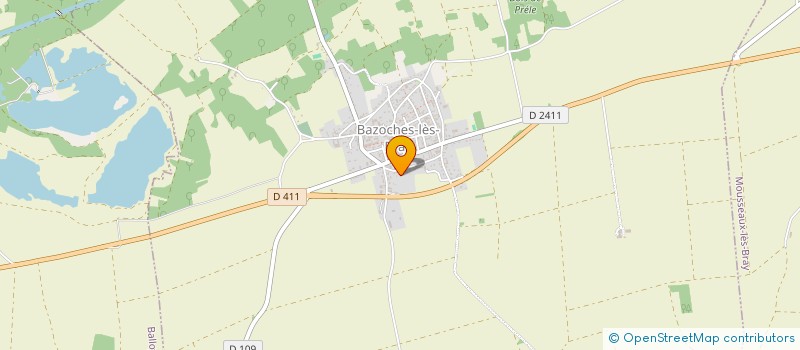 localisation de l'entreprise MADAME LAURINE LEANG  BAZOCHES-LES-BRAY