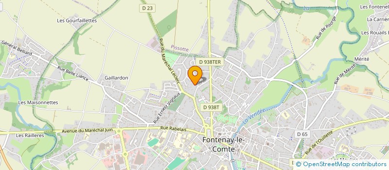 localisation de l'entreprise MADAME LAURINE LEBRETON à FONTENAY-LE-COMTE
