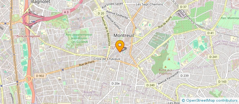 localisation de l'entreprise MADAME LAURINE LECONTE à MONTREUIL
