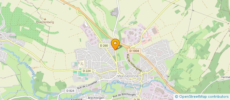 localisation de l'entreprise MADAME LAURINE LEGRAND  WASSELONNE